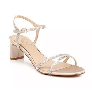Jewel Badgley Mischka Women's Omari II Evening Sandals Size 8.5
